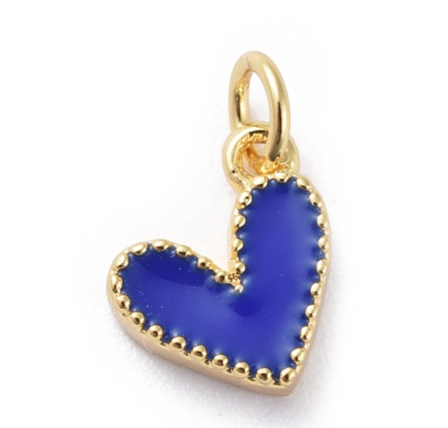 Dark Blue Heart - Small