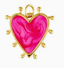 Spiked Colored Heart - Large