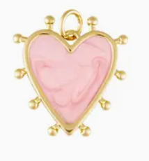 Spiked Colored Heart - Large