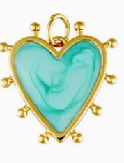 Spiked Colored Heart - Large
