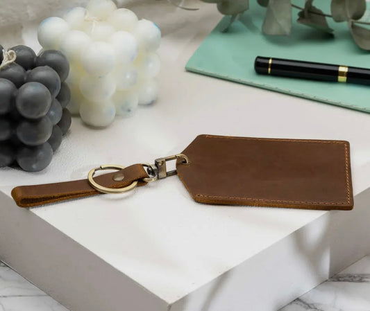 Leather Luggage Tag