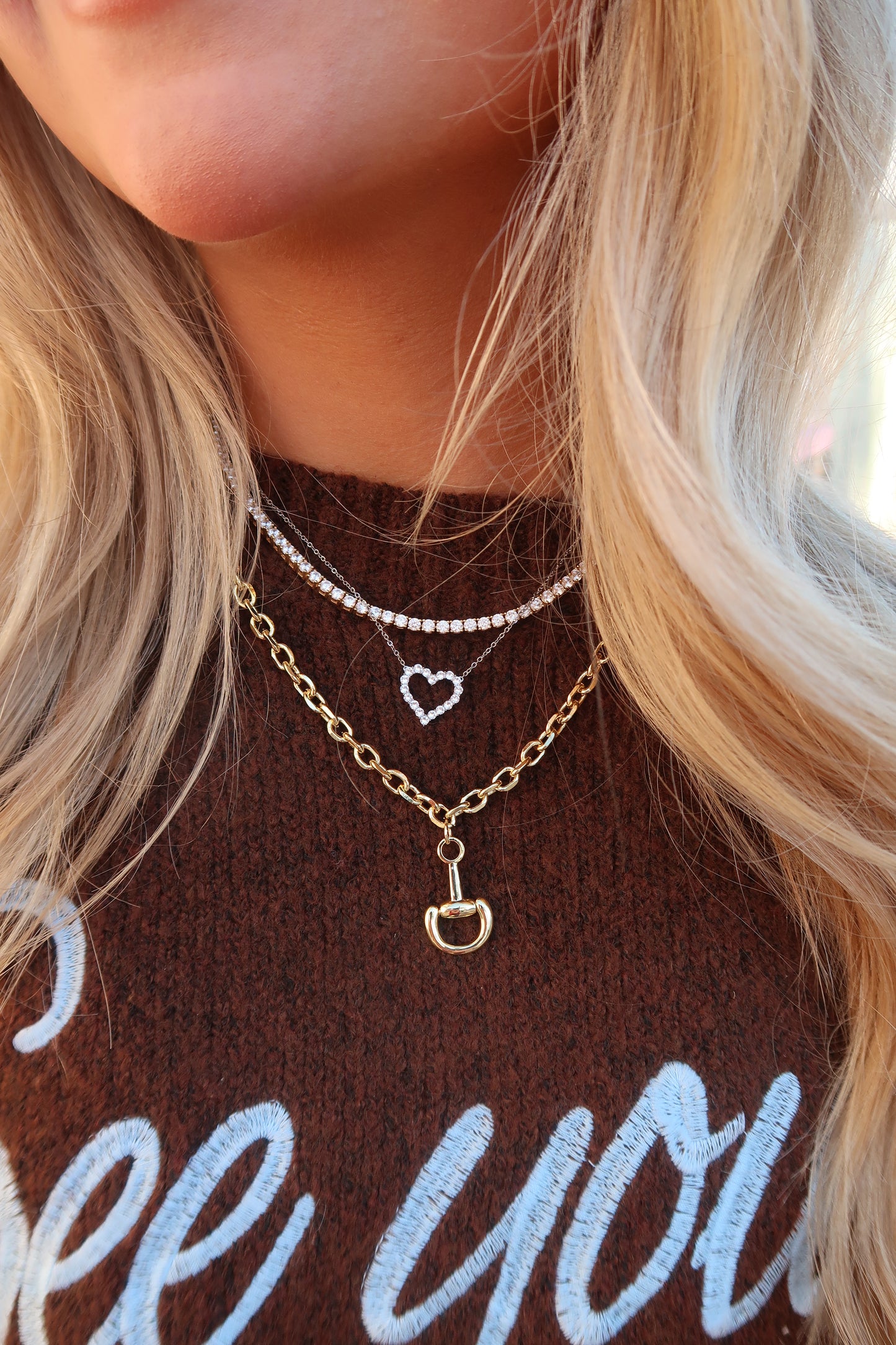 The Gold Snaffle Necklace
