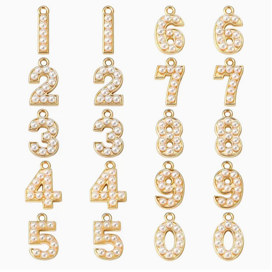 Gold Pearl #’s - Small