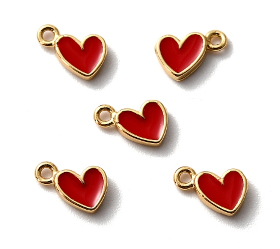 Mini Red Hearts - Small