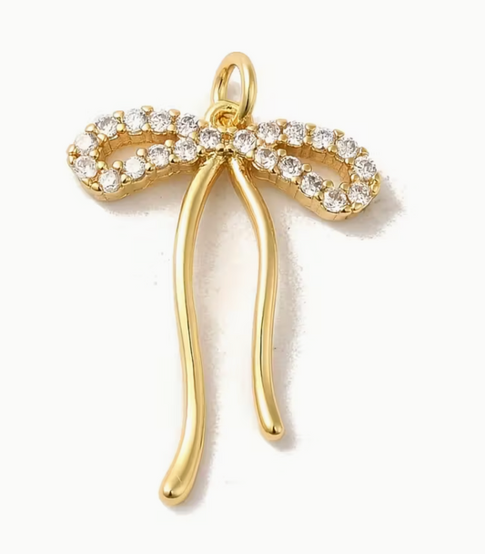 Delicate Diamond Bow - Large