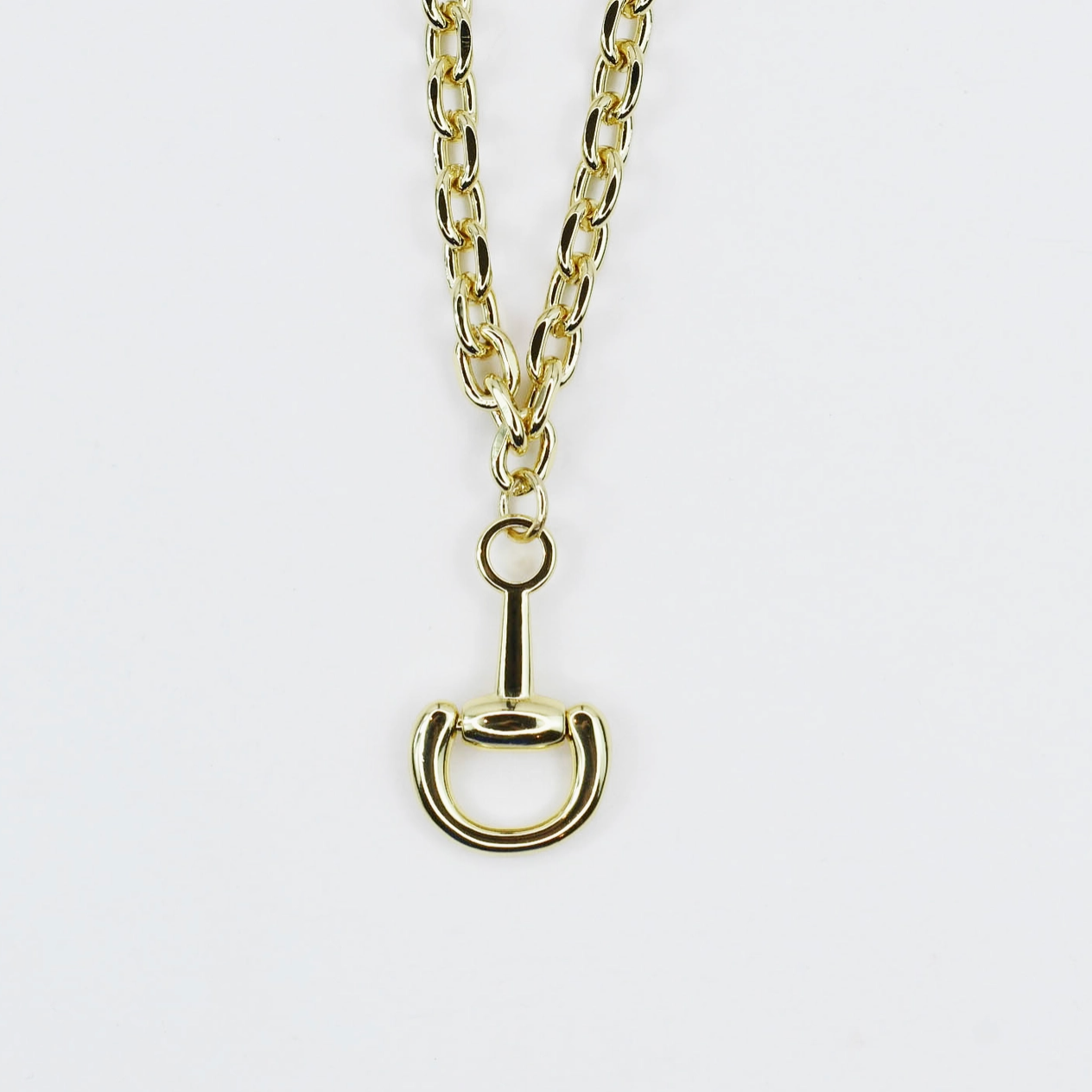 The Gold Snaffle Necklace