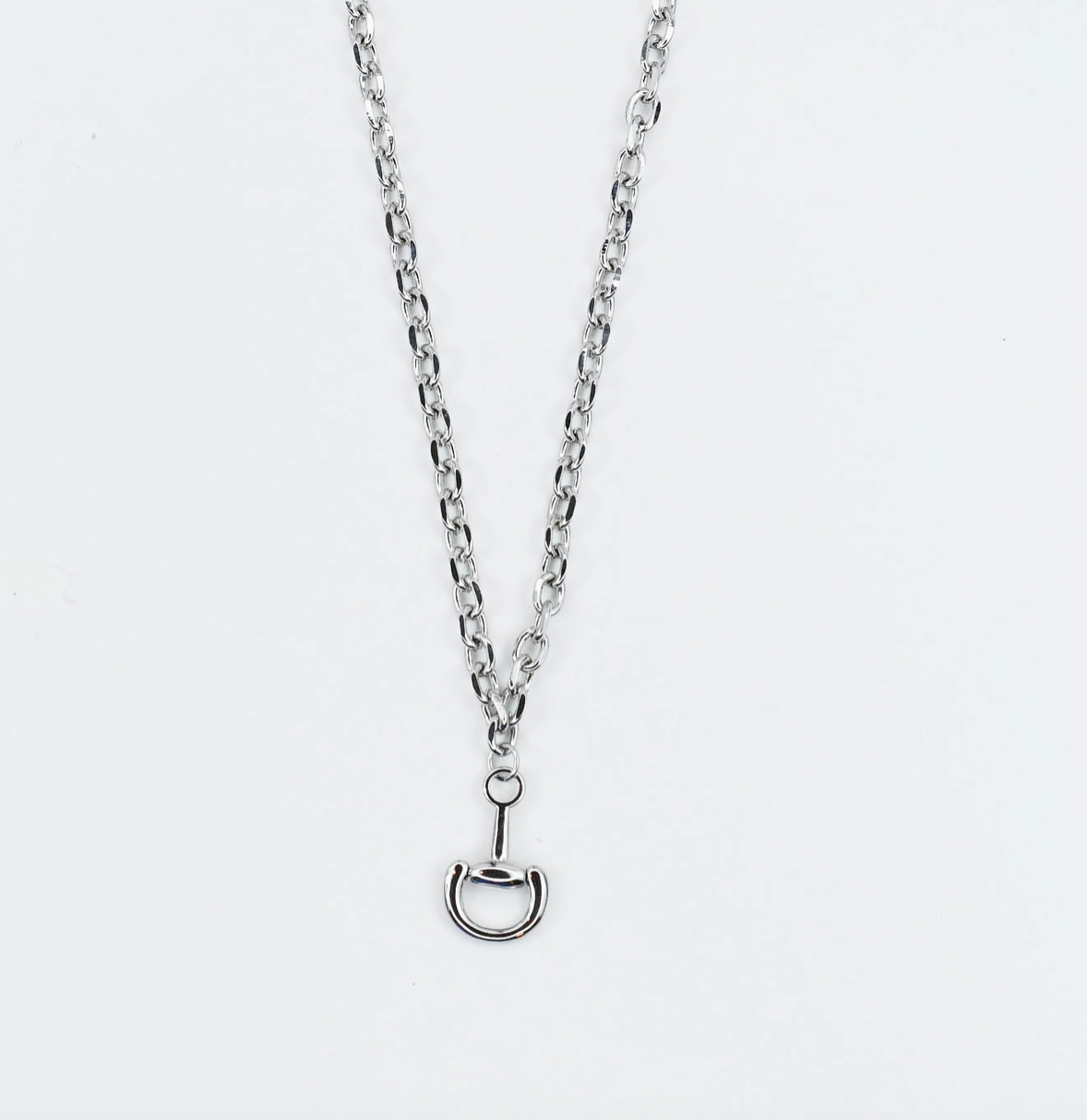 The Silver Snaffle Necklace