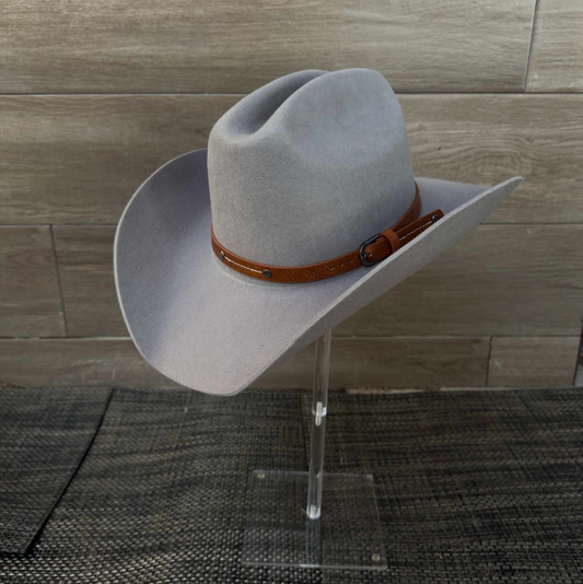 Grey Felt Hat