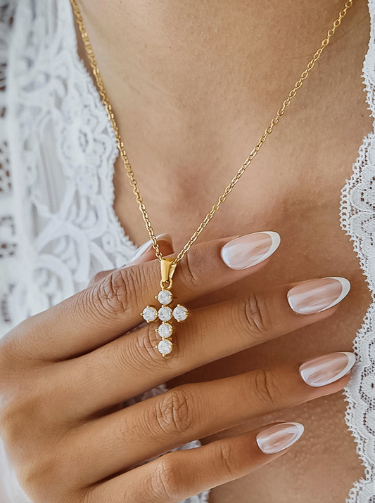 Gold Midnight Prayer Necklace
