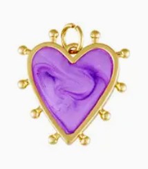 Spiked Colored Heart - Large