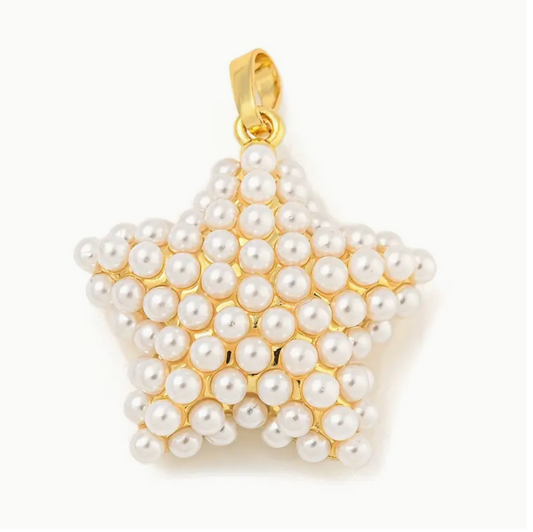 Gold Pearl Star - Large